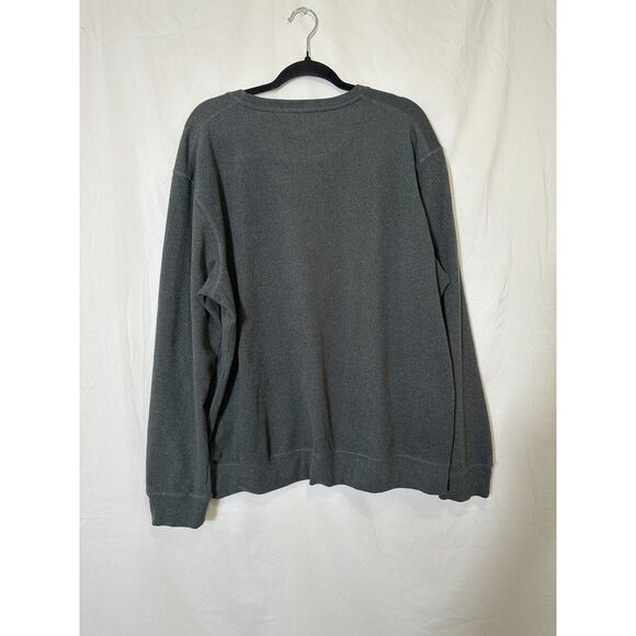 Boston Traders Men's Dark Gray Ribbed Knit Sweatshirt, Size XXL - Picture 3 of 3